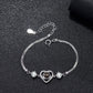 Elegant heart projection bracelet