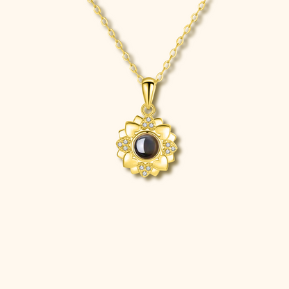 Blomsterhalsband med Projektionsberlock