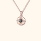 Blomsterhalsband med Projektionsberlock