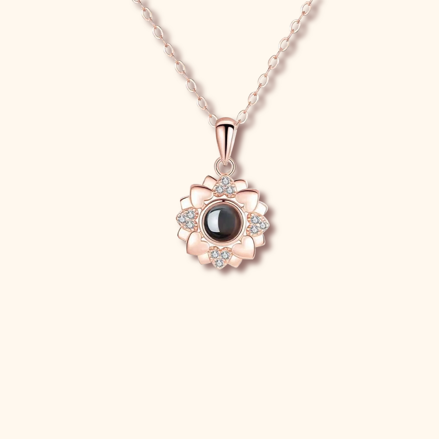 Blomsterhalsband med Projektionsberlock