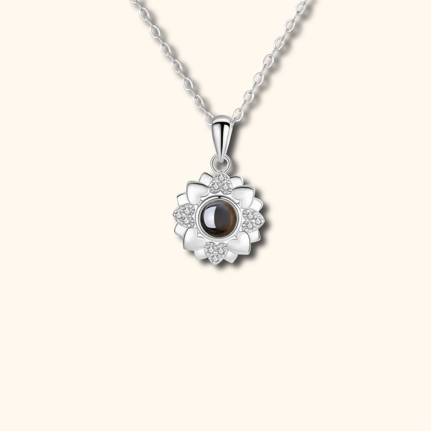 Blomsterhalsband med Projektionsberlock