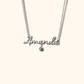 Namnhalsband med Projektionsberlock