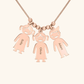 Graverat Barn Berlock Halsband