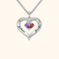Forever Together Graverat Birthstone Halsband