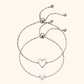 Elegant Matchande Hjärt Armband