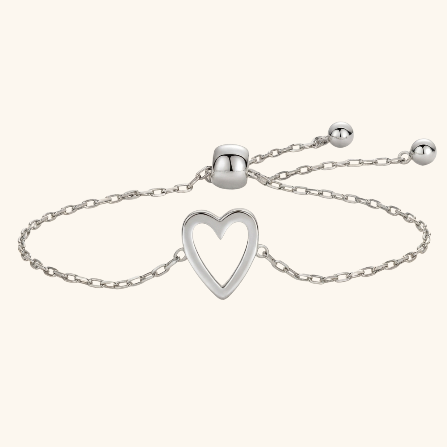 Elegant Matchande Hjärt Armband