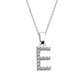 Kubiska Zirkonium Initialhalsband