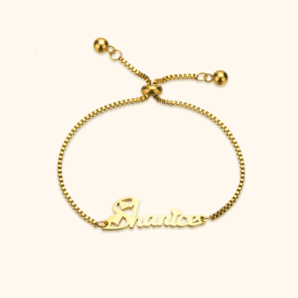 Lyxigt Namn Armband
