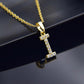Kubiska Zirkonium Initialhalsband