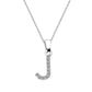 Kubiska Zirkonium Initialhalsband