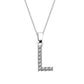 Kubiska Zirkonium Initialhalsband