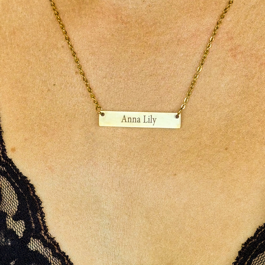 Personligt Anpassat Namn Halsband