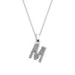 Kubiska Zirkonium Initialhalsband
