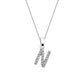 Kubiska Zirkonium Initialhalsband
