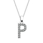 Kubiska Zirkonium Initialhalsband
