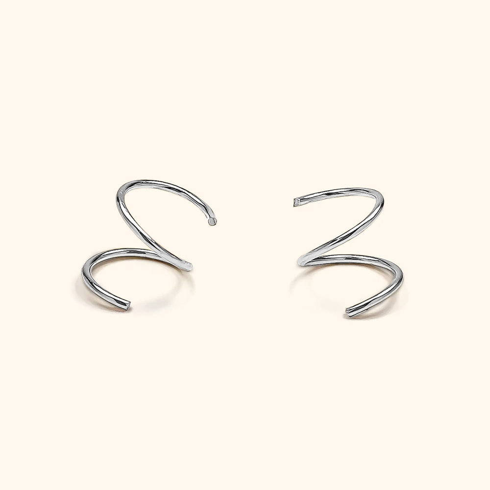 Spiral Örhänge