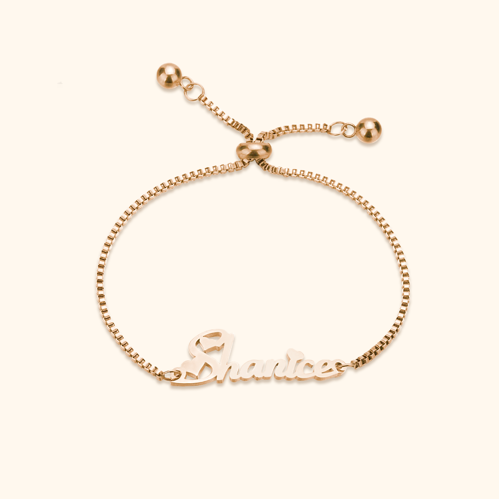 Lyxigt Namn Armband