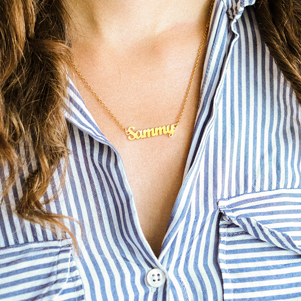 Lyxigt Namn Halsband