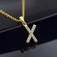 Kubiska Zirkonium Initialhalsband