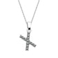 Kubiska Zirkonium Initialhalsband
