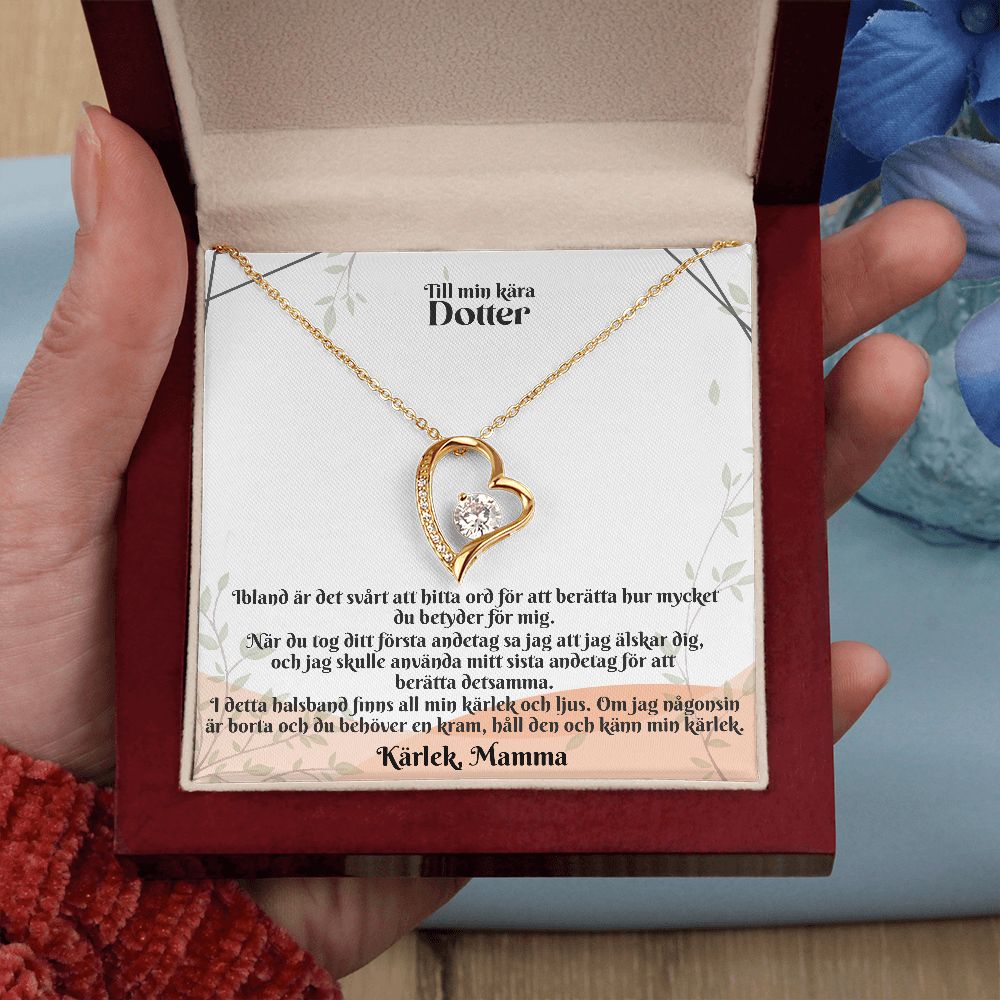 Till Min Kara Dotter | Karlek Mamma | Min Kärlek | Hjärta Halsband
