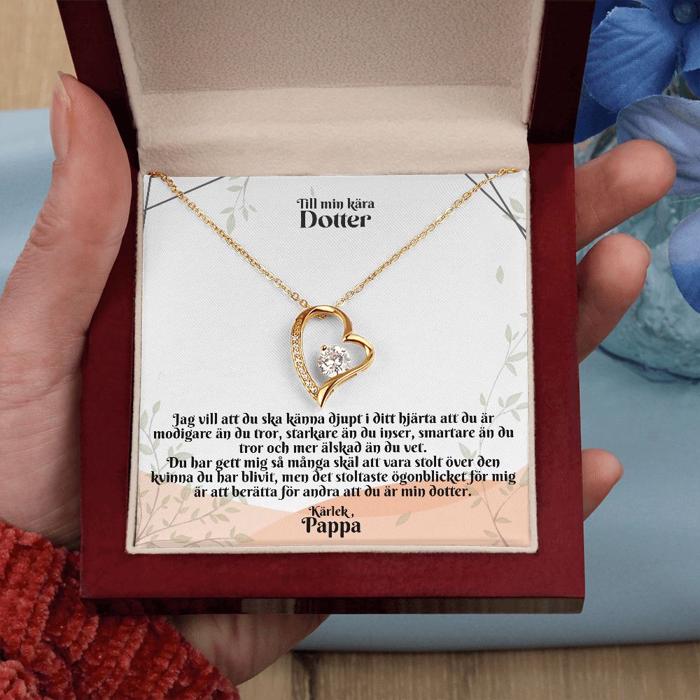 Till Min Kara Dotter | Karlek Pappa | I Ditt Hjarta | Hjärta Halsband