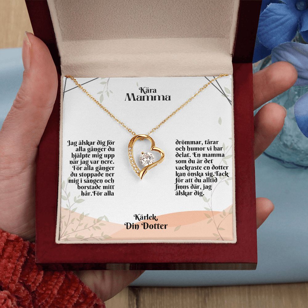 Kara Mamma | Karlek Din Dotter | Jag Alskar Dig | Hjärta Halsband