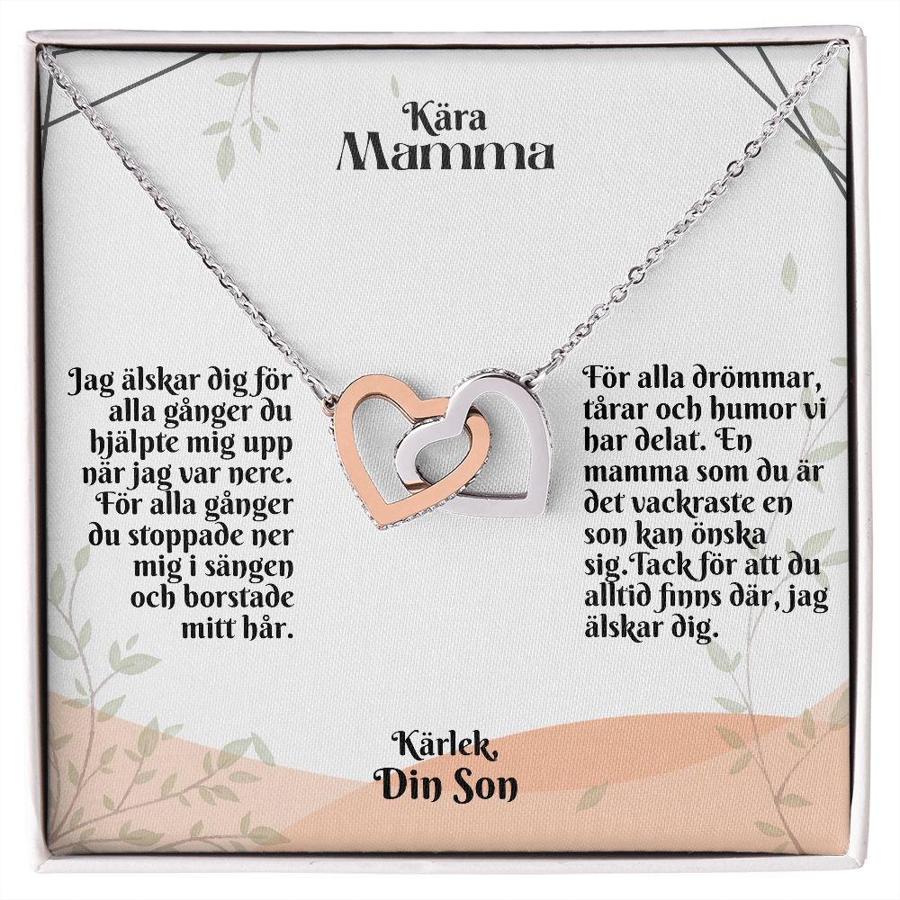 Kara Mamma | Karlek Din Son | Jag Alskar Dig | Länkat Hjärthalsband