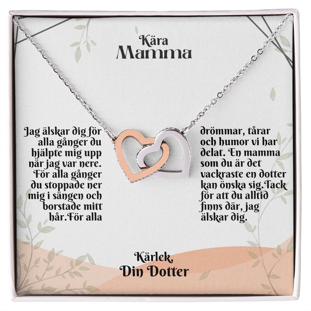 Kara Mamma | Karlek Din Dotter | Jag Alskar Dig | Länkat Hjärthalsband