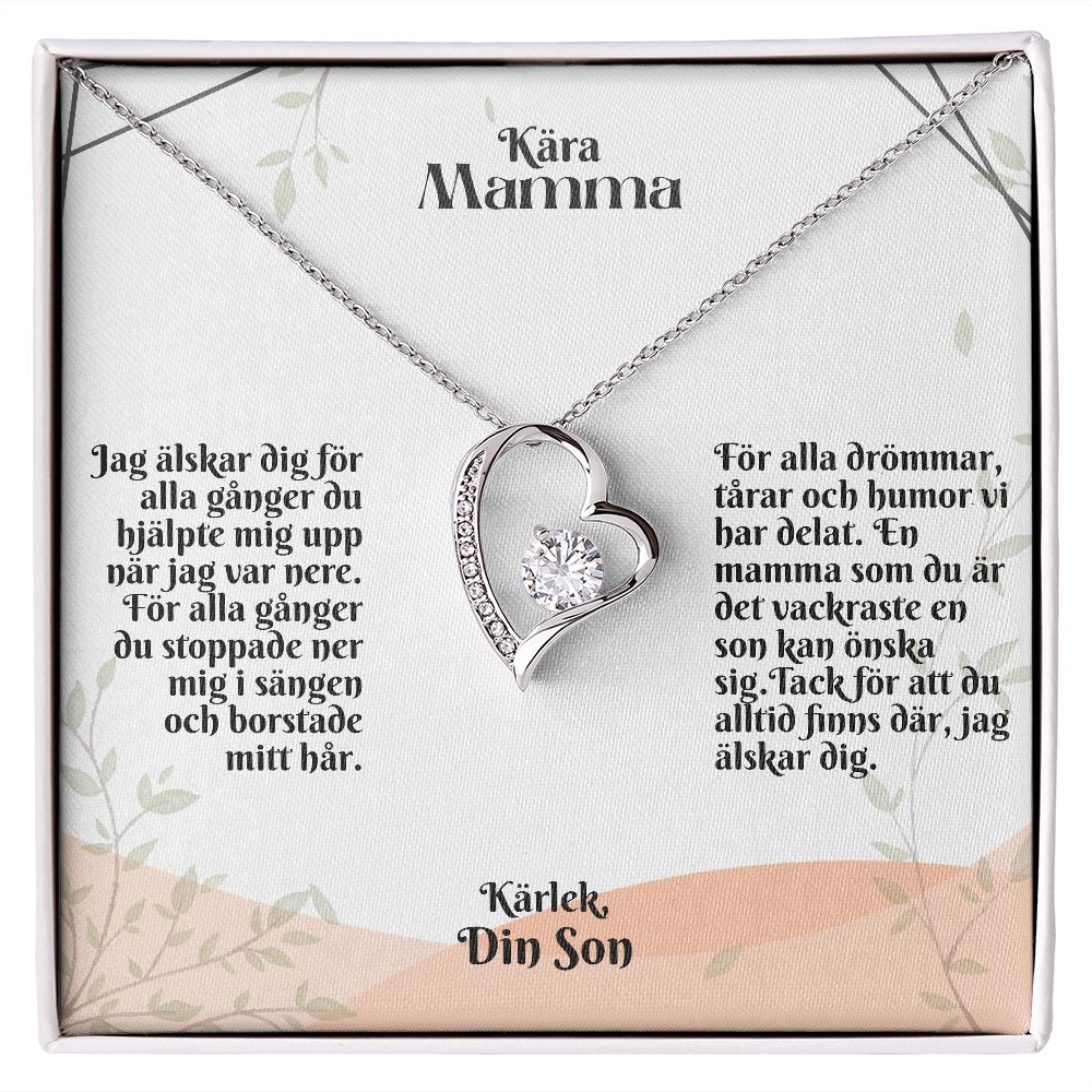 Kara Mamma | Karlek Din Son | Jag Alskar Dig | Hjärta Halsband