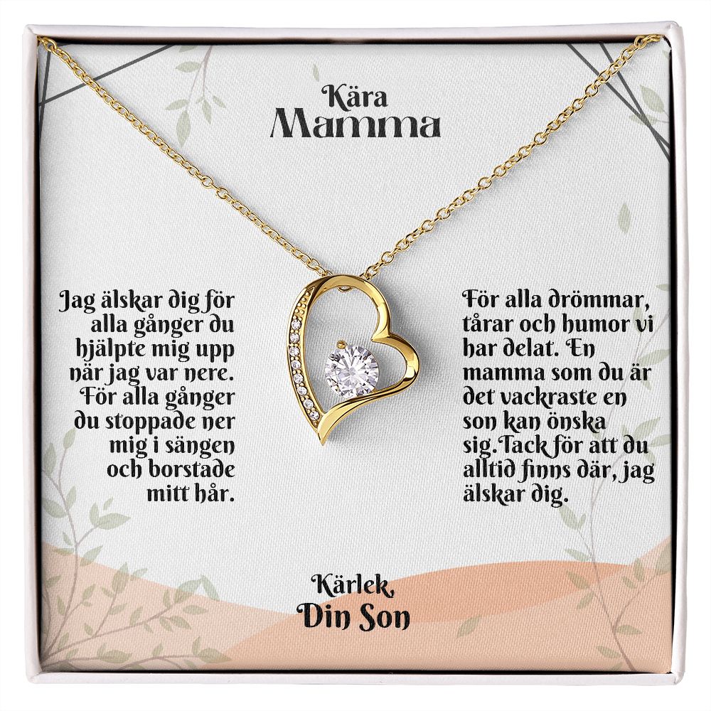 Kara Mamma | Karlek Din Son | Jag Alskar Dig | Hjärta Halsband