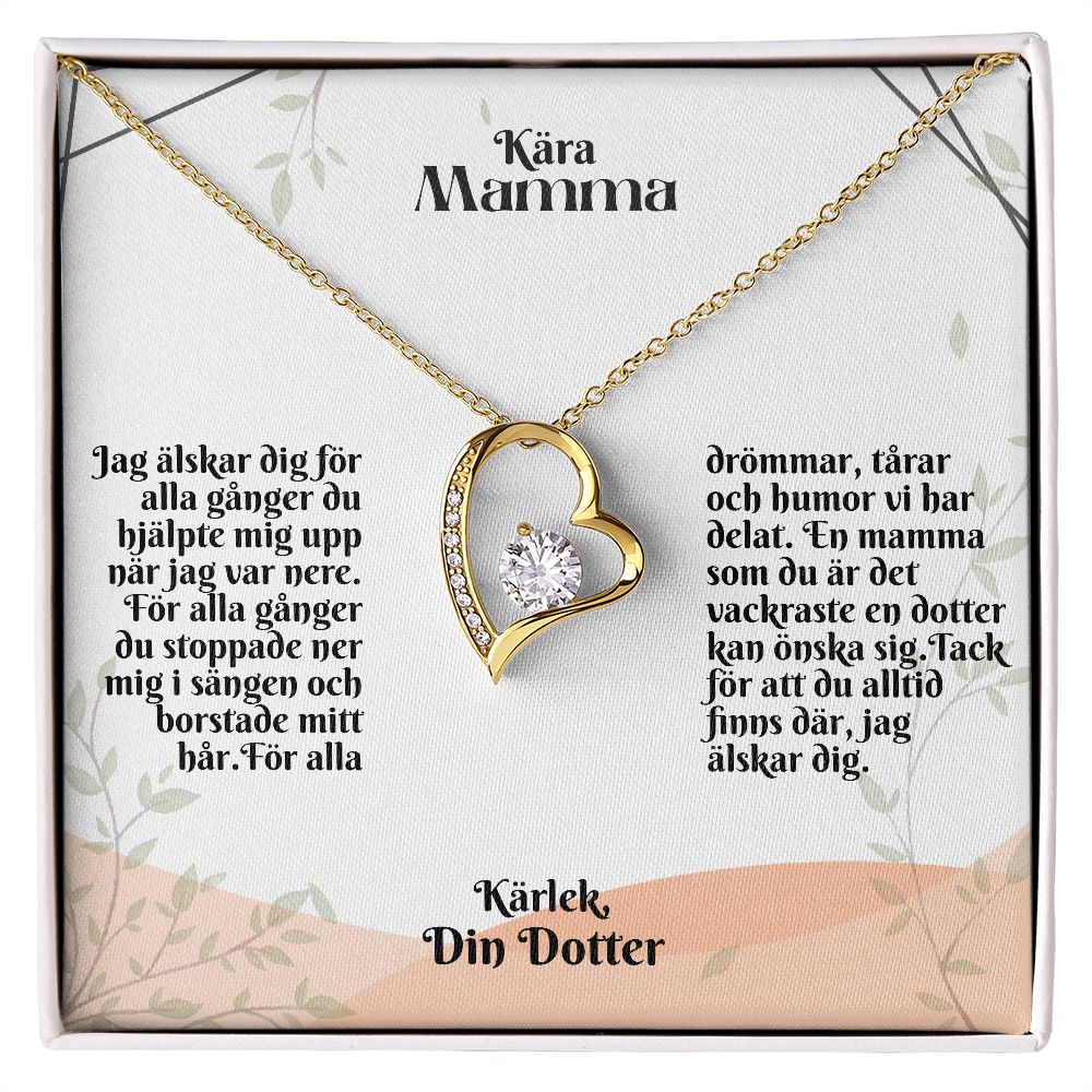 Kara Mamma | Karlek Din Dotter | Jag Alskar Dig | Hjärta Halsband