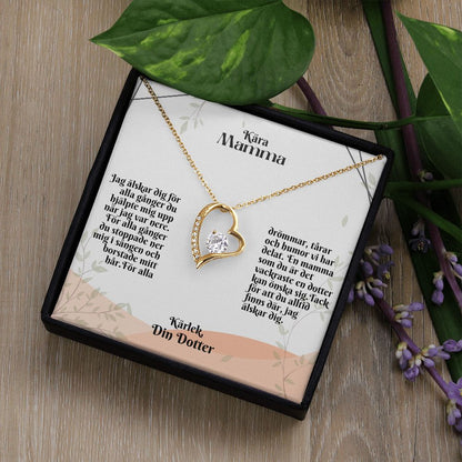 Kara Mamma | Karlek Din Dotter | Jag Alskar Dig | Hjärta Halsband