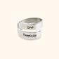 Elegant Ring med Två Namn
